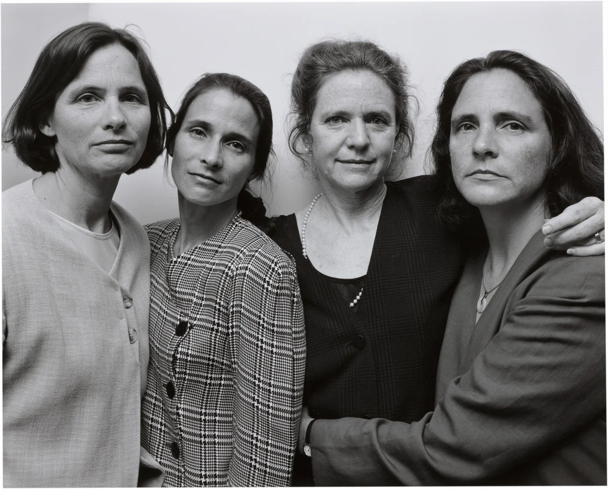 The Brown Sisters, Wellesley Hills, Massachusetts by Nicholas Nixon, photograph, 1997