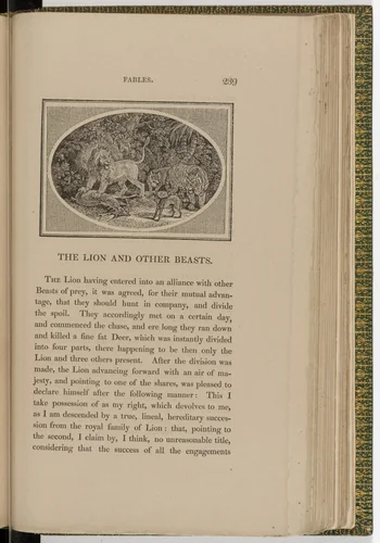 Headpiece (page 239) from The Fables of Aesop by Thomas Bewick, illustrated book, 1818