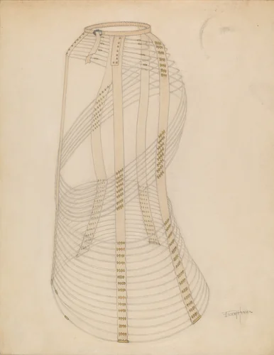 Hoop Skirt by Esther Hansen, index of american design, 1937