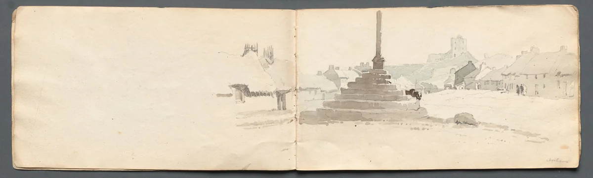 Sketchbook: Norham by Samuel Prout, book, 1814