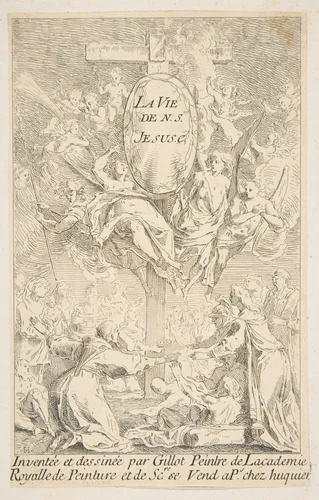 Frontispiece to the series The Life of Christ by Claude Gillot, print, 1685-1722