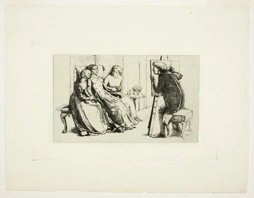Saint Agnes of Intercession by John Everett Millais, print, 1850