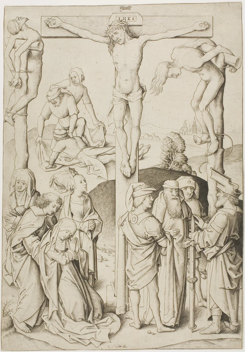 The Calvary by Master I.A.M., print, 1475-1485