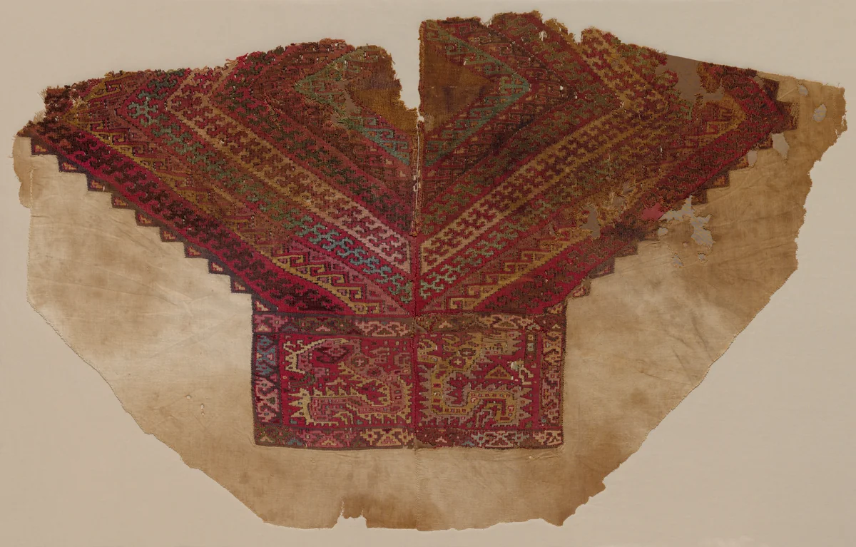 Tapestry-woven Yoke from a Tunic by Unknown, textile, 800-1200