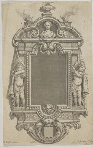 Design for an Epitaph by Jean Lenfant, print, 1660