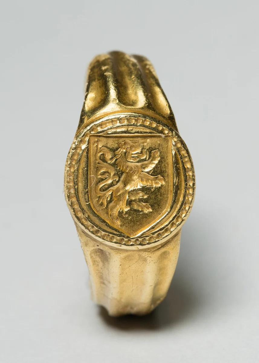 Signet Ring by Netherlandish Probably Bruges, metalwork, 1475-1500