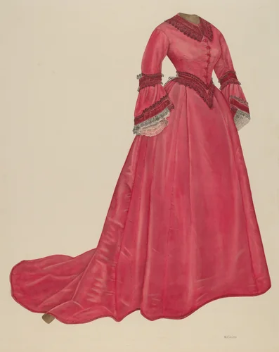 Afternoon Dress by Nancy Crimi, index of american design, 1935-1942