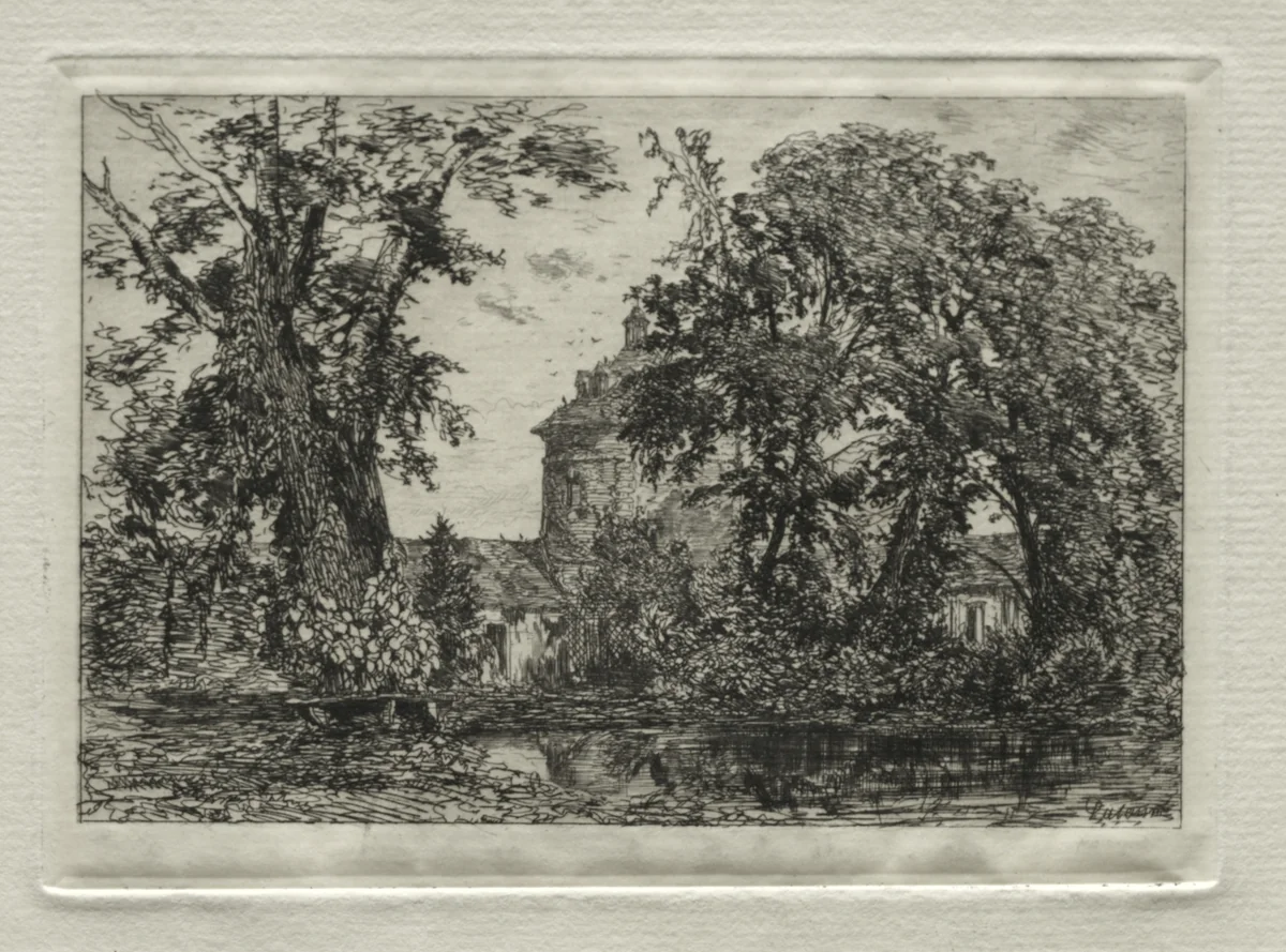 The Garret by Maxime Lalanne, print, 1869