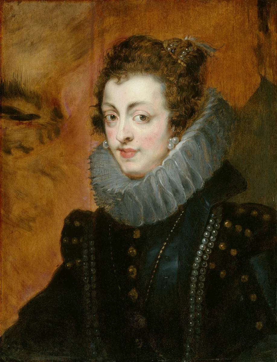 Portrait of Isabella of Bourbon by Peter Paul Rubens, painting, 1625-1635