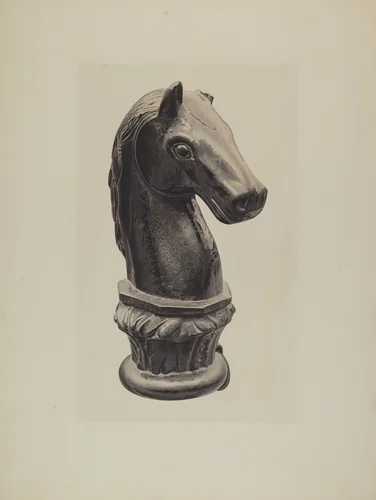 Hitching Post by Henry Tomaszewski, index of american design, 1935-1942