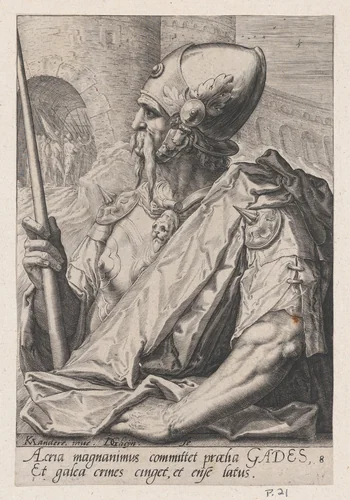 Gad, from "The Twelve Sons of Jacob" by Jacques de Gheyn II, print, 1584-1594