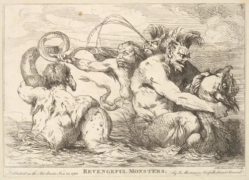 Revengeful Monsters by John Hamilton Mortimer, print, 1780