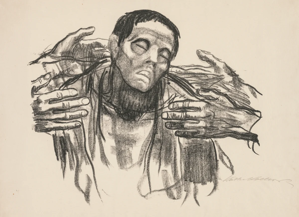 Help Russia by Käthe Kollwitz, print, 1921