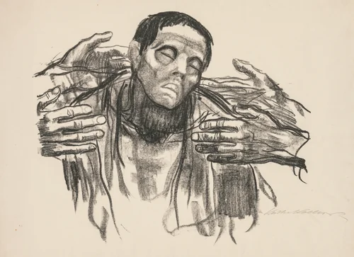 Help Russia by Käthe Kollwitz, print, 1921