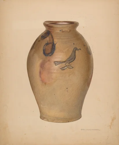 Jar by George Loughridge, index of american design, 1938