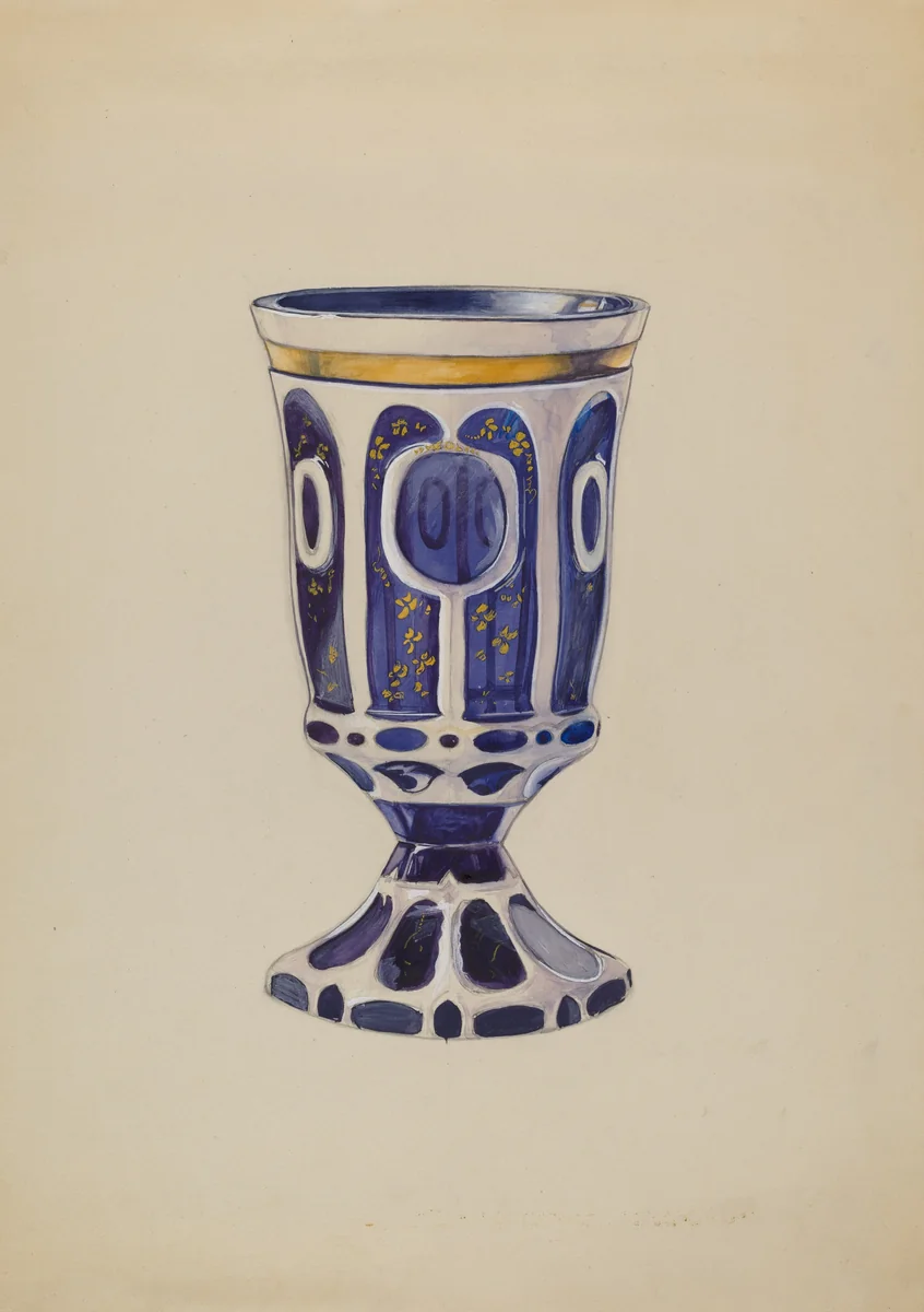 Vase by Ralph Atkinson, index of american design, 1936