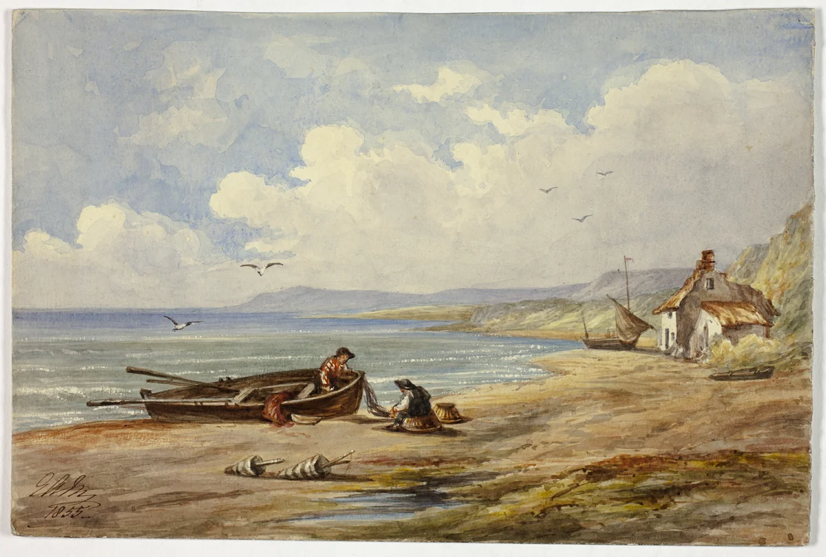 From Barnard's Book on Coloring by Elizabeth Murray, painting, 1855