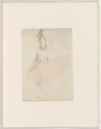 Plate (folio 25) from Les Biches, vol. I by Marie Laurencin, illustrated book, 1924