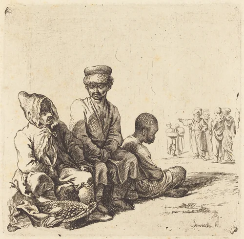 Russians and Turks by Daniel Nikolaus Chodowiecki, print, 1764