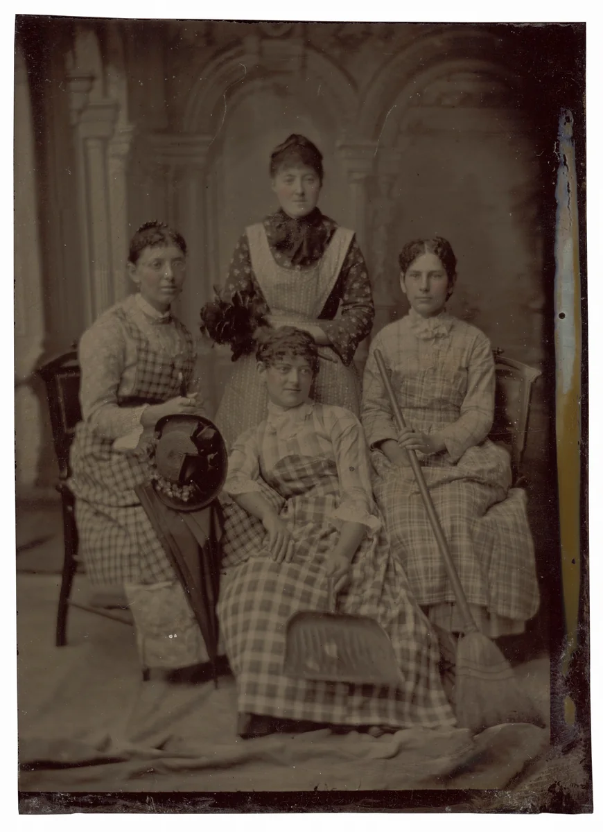Portrait of Housekeepers by American 19th Century, photograph, 1840-1899