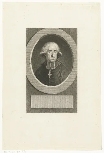 Portret van Claude Fauchet by Lambertus Antonius Claessens, print, 1792-1808