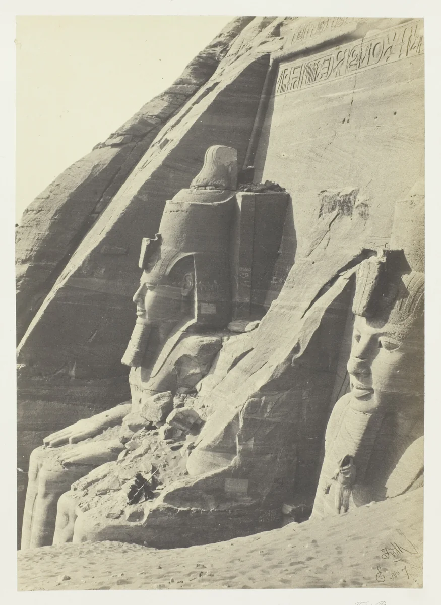 Abou Simbel, Nubia by Francis Frith, photograph, 1857