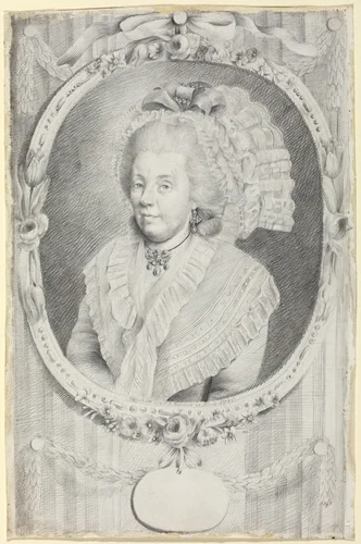 Frau Gottfried von Herder by Johann Friedrich Bierlein, drawing, 1786