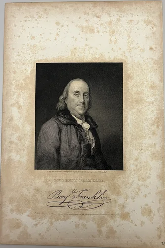 Benjamin Franklin by Richard W Dodson, other, 1835