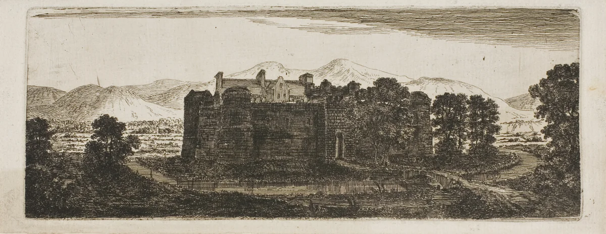 Boghall from Biggar by John Clerk, print, 1748-1812