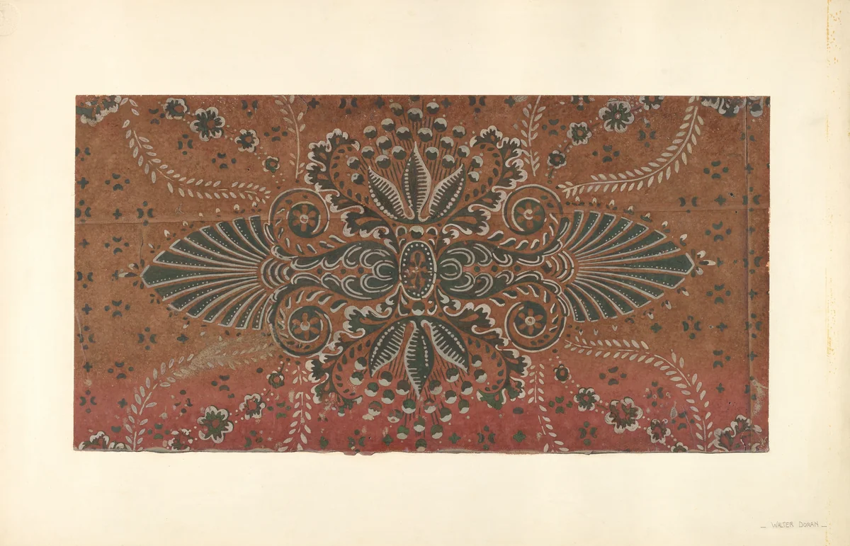 Bandbox Design by Walter Doran, index of american design, 1939