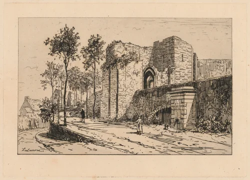 City Ramparts by Maxime Lalanne, print, 1880-1890