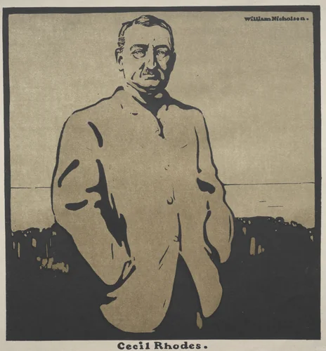 Cecil Rhodes by William Nicholson, print, 1899