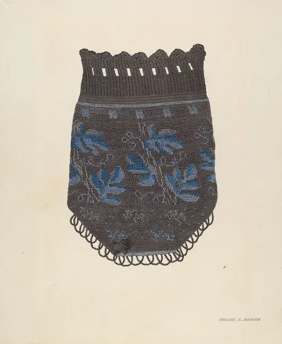Bag by Frank C. Barks, index of american design, 1938