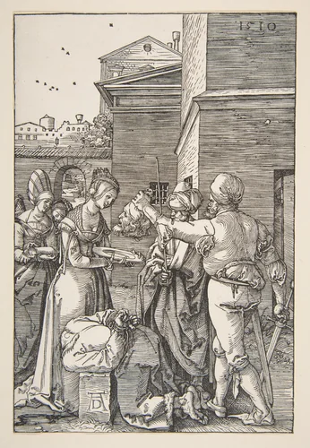 The Beheading of Saint John the Baptist by Albrecht Dürer, print, 1510