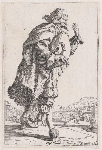 Reverse Copy of La Mère et ses Trois Enfants (The Woman and her Three Children), from Les Gueux suite appelée aussi Les Mendiants, Les Baroni, ou Les Barons (The Beggars, also called the Barons) by anonymous, print, 1625-1700