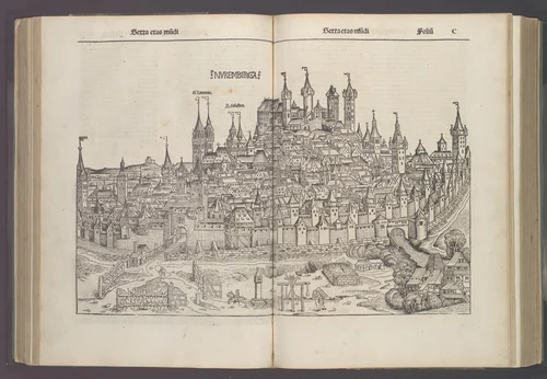 (Liber chronicarum) Registrum huius operis libri cronicarum cum figuris et ymagibus ab inicio mundi by Hartmann Schedel, book, 1493