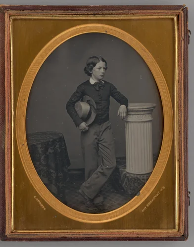 Untitled (Portrait of Standing Boy) by Jeremiah Gurney, other, 1857