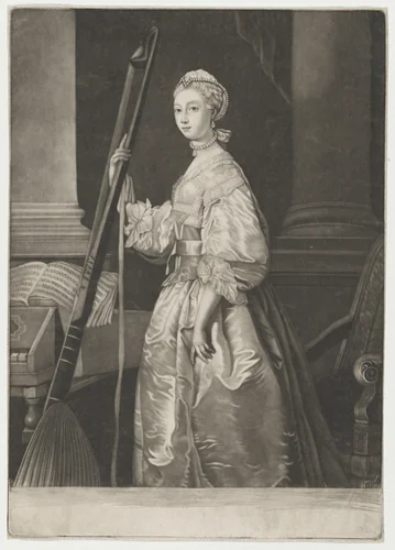 Lady Mary Coke, Wife of Edward, Viscount Coke by James MacArdell, print, 1728-1765