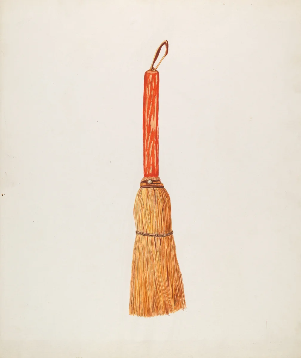 Broom by Peter Antonelli, index of american design, 1935-1942