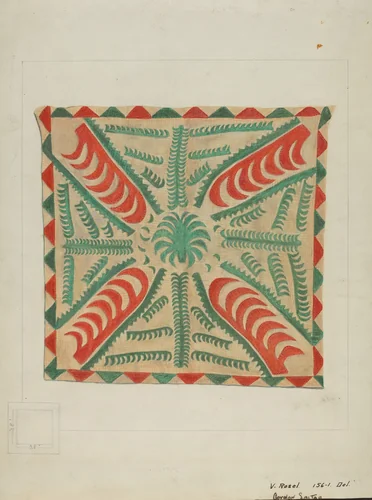 Coverlet for Crib by Gordon Saltar
Vincent P. Rosel, index of american design, 1939