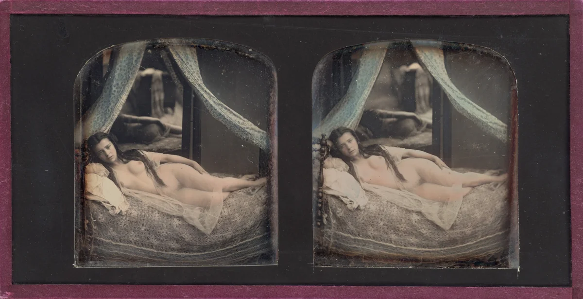 Nude by Félix Jacques Antoine Moulin, photograph, 1851-1853