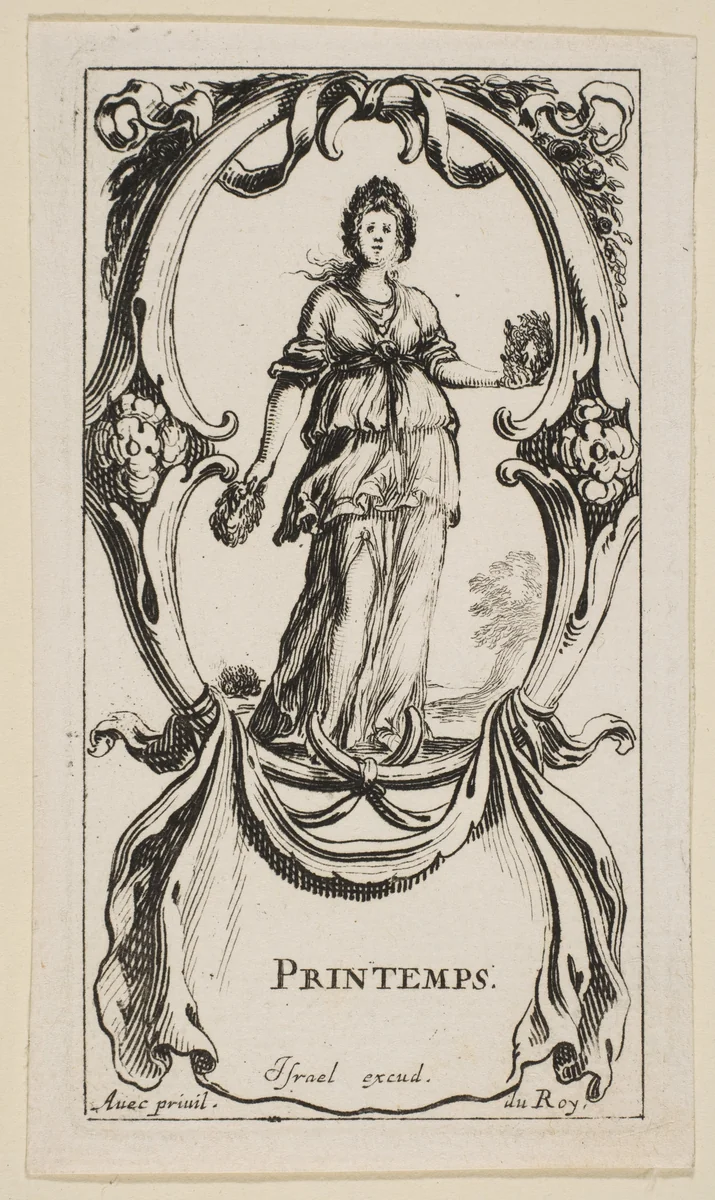 Spring (Printemps), from 'The Four Seasons' by Stefano della Bella, print, 1636-1646
