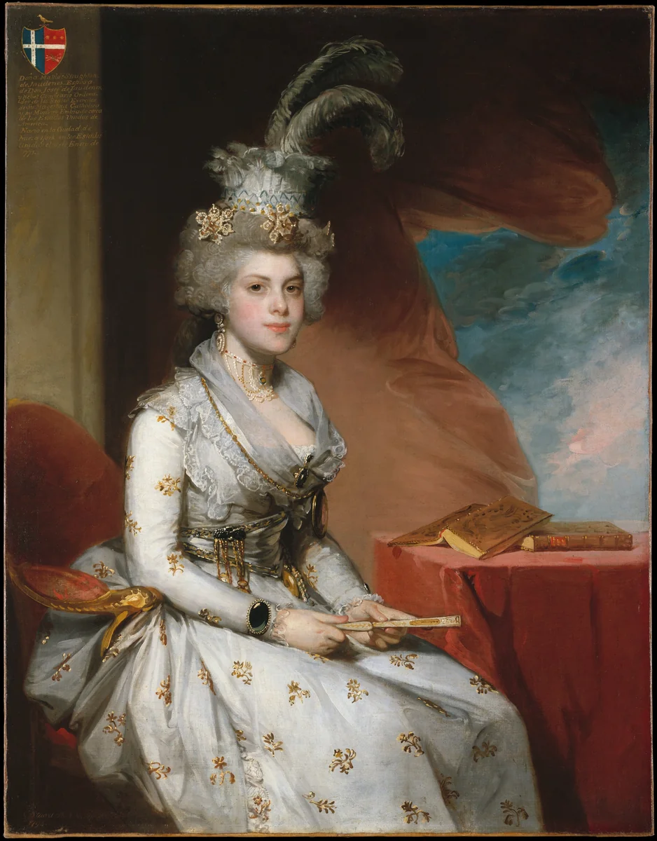 Matilda Stoughton de Jaudenes by Gilbert Stuart, artwork, 1794