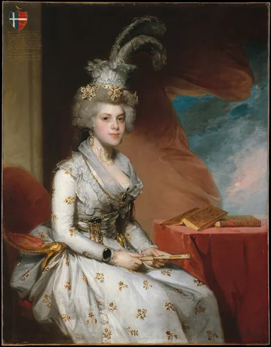 Matilda Stoughton de Jaudenes by Gilbert Stuart, artwork, 1794