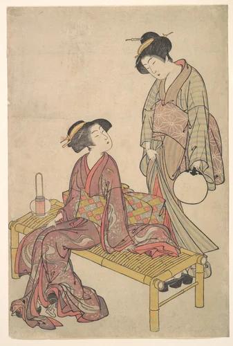 The Hand Lantern by Kitao Shigemasa (北尾重政), print, 1780-1810