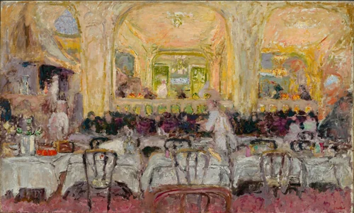 Café Wepler by Edouard Vuillard, painting, 1908-1912