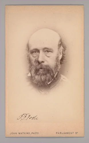 [Paul Falconer Poole] by John and Charles Watkins, photograph, 1860-1869