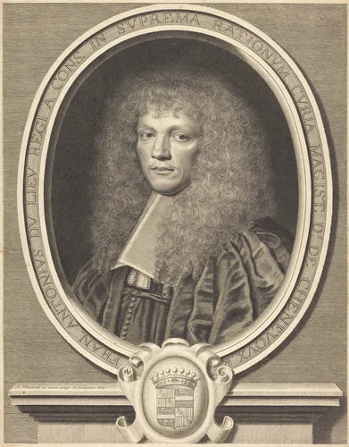 Antoine Dulieu by Robert Nanteuil, print, 1667