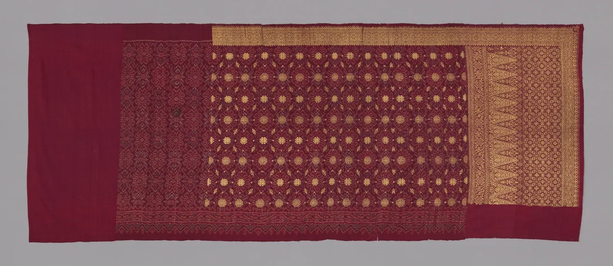 Woman's Ceremonial Skirt (Kain pantang) by Indonesia, Sumatra, Palembang, textile, 1801-1900