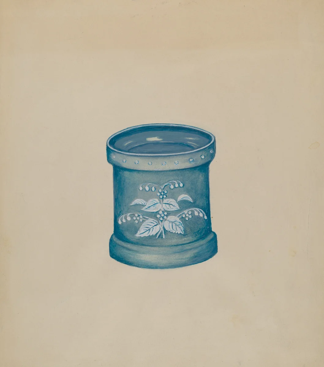 Powder Box by Florence Stevenson, index of american design, 1936